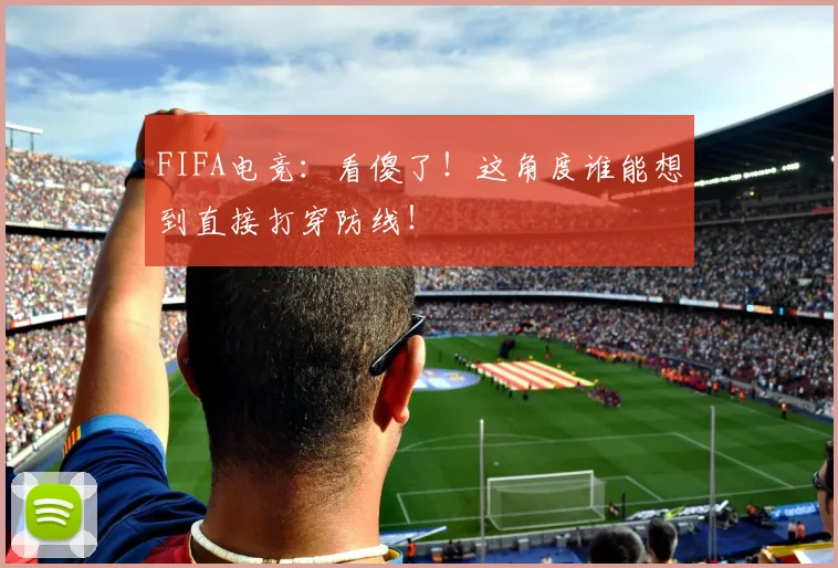 FIFA电竞：看傻了！这角度谁能想到直接打穿防线！