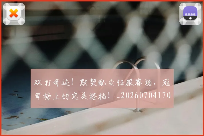 双打奇迹！默契配合征服赛场，冠军榜上的完美搭档！_20260704170317_20260718205251